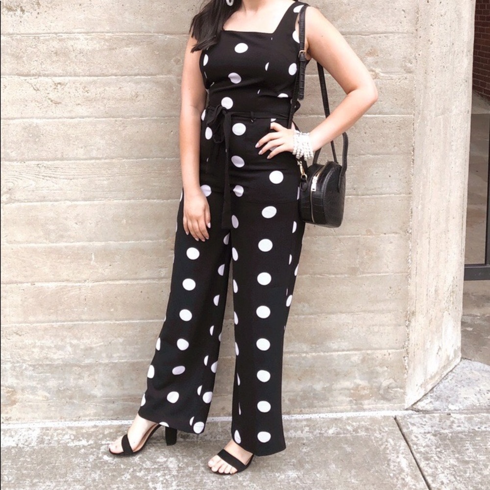 Black and White Jumpsuit